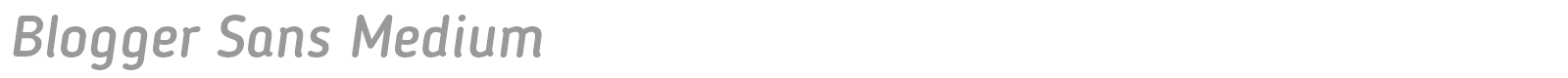 Blogger Sans font preview
